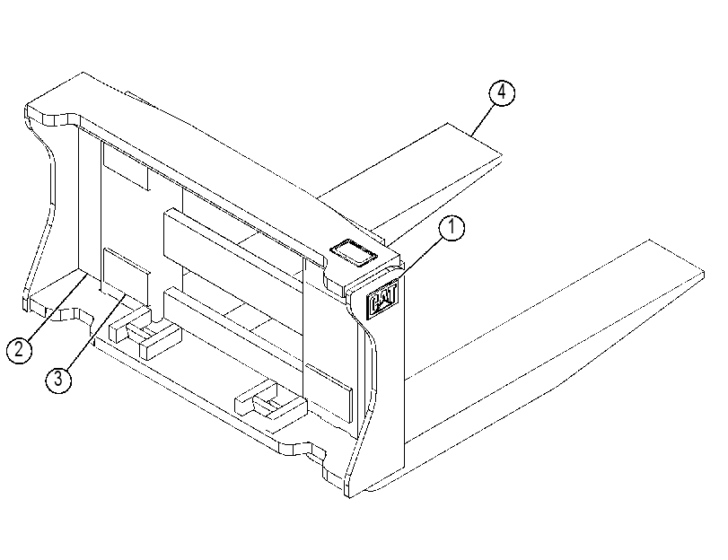 FORK GP-BLOCK HANDLING 4539881 CAT
