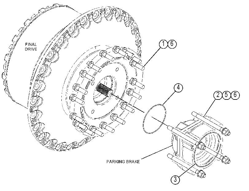 MOUNTING GP-FINAL DRIVE 3974337 CAT