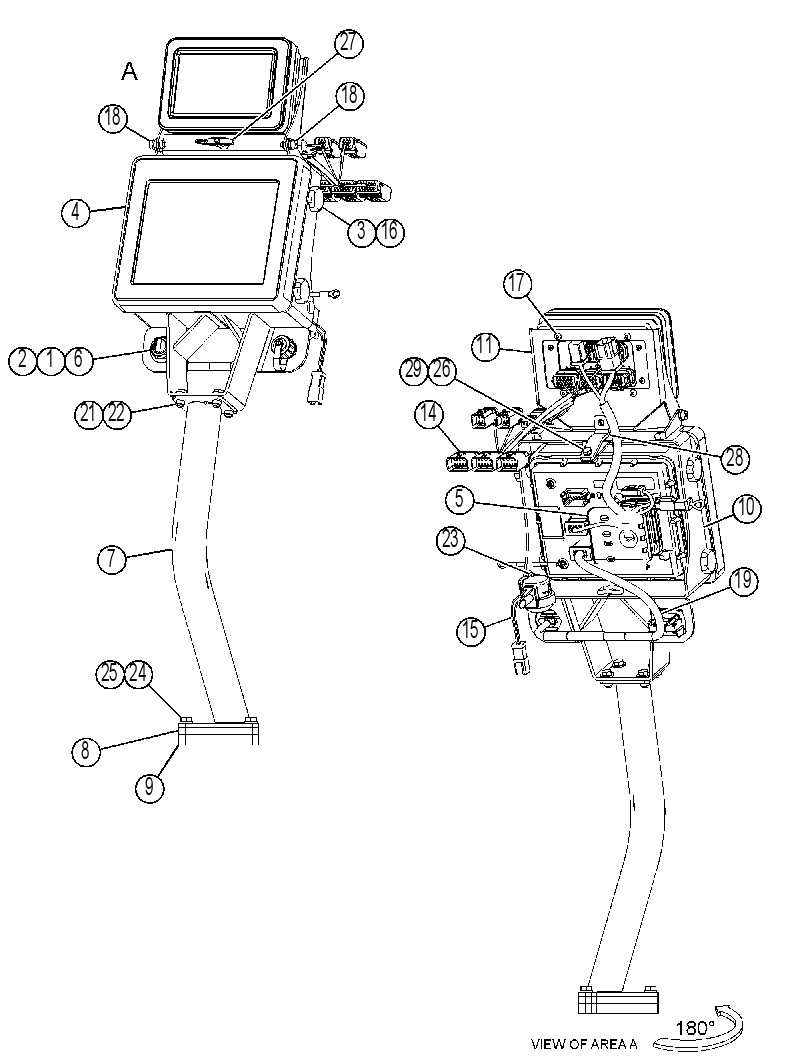 MOUNTING GP-DISPLAY 4451469 CAT