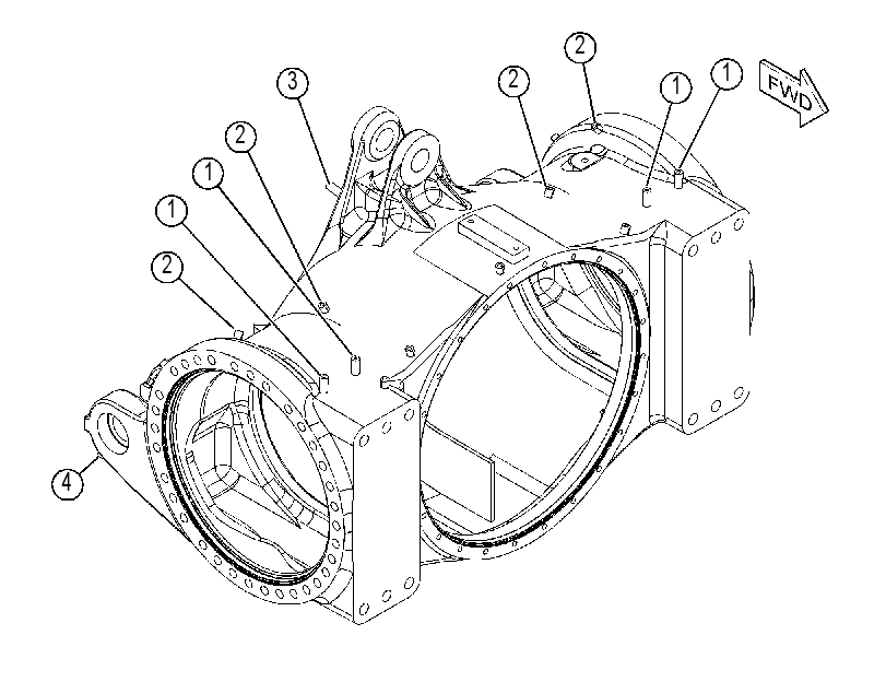 HOUSING AS-REAR AXLE 2G0627 CAT