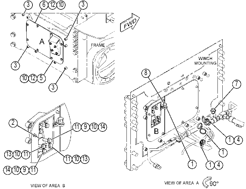 COVER GP-WINCH 3974390 CAT