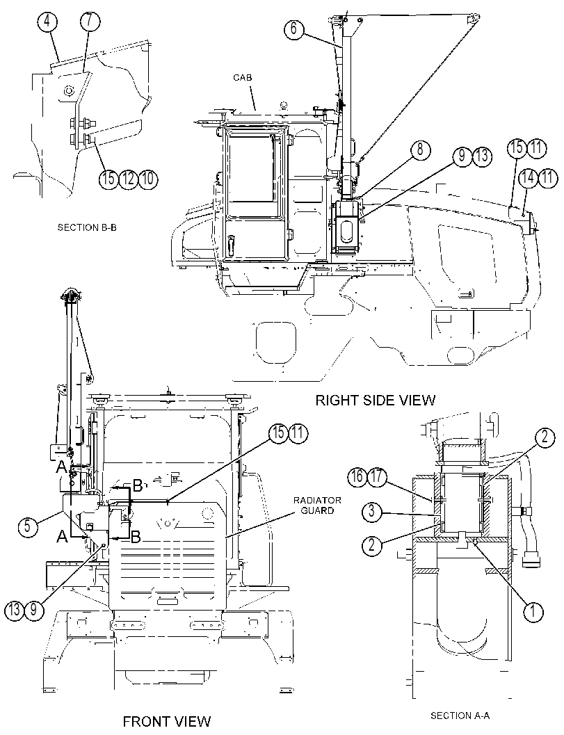REMOVAL GP-CAB 4564374 CAT