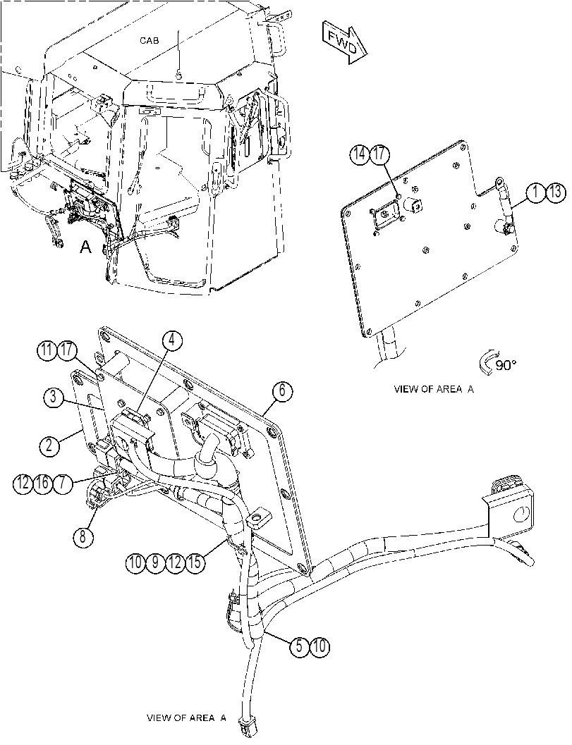 WIRING GP-REMOTE CONTROL 4528962 CAT