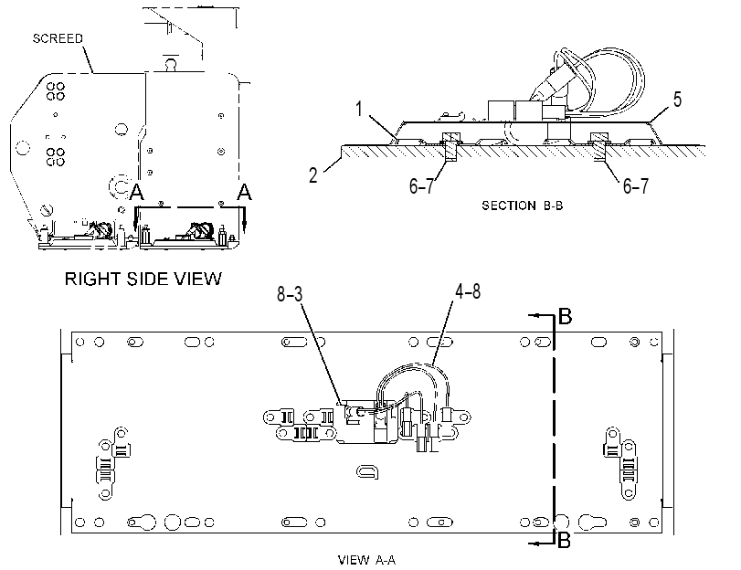 PLATE GP-SCREED 3083131 CAT