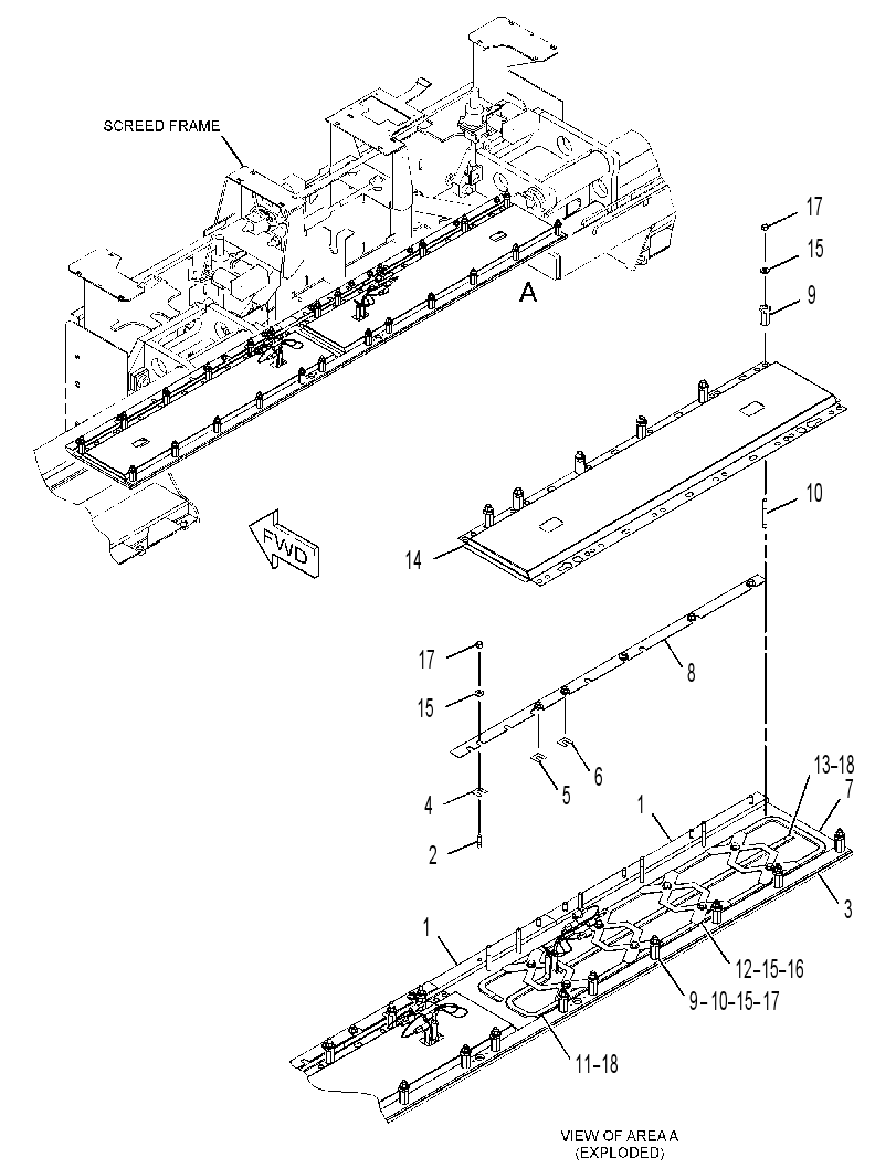 PLATE GP-SCREED 3532584 CAT