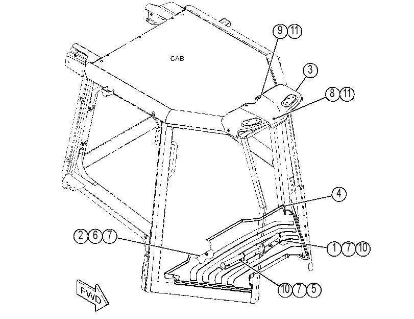 INSTALLATION GP-CAB 3934220 CAT