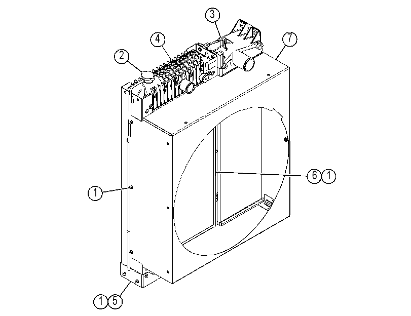 RADIATOR AS 4425179 CAT