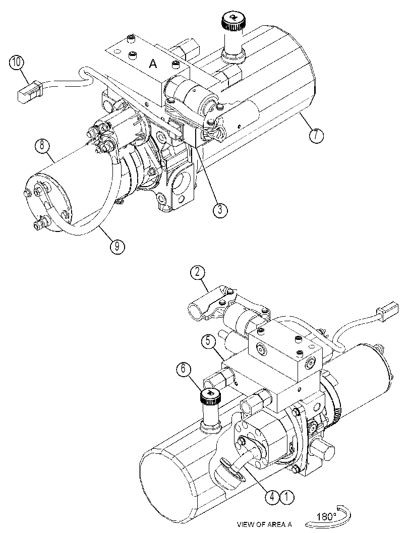 PUMP & MOTOR GP-HOOD TILT 4682143 CAT