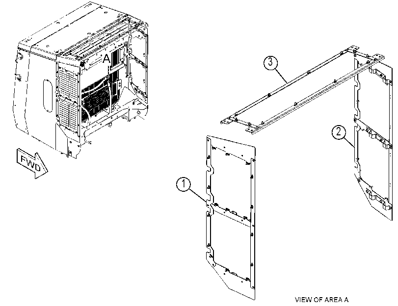 COVER GP-RADIATOR 4596460 CAT