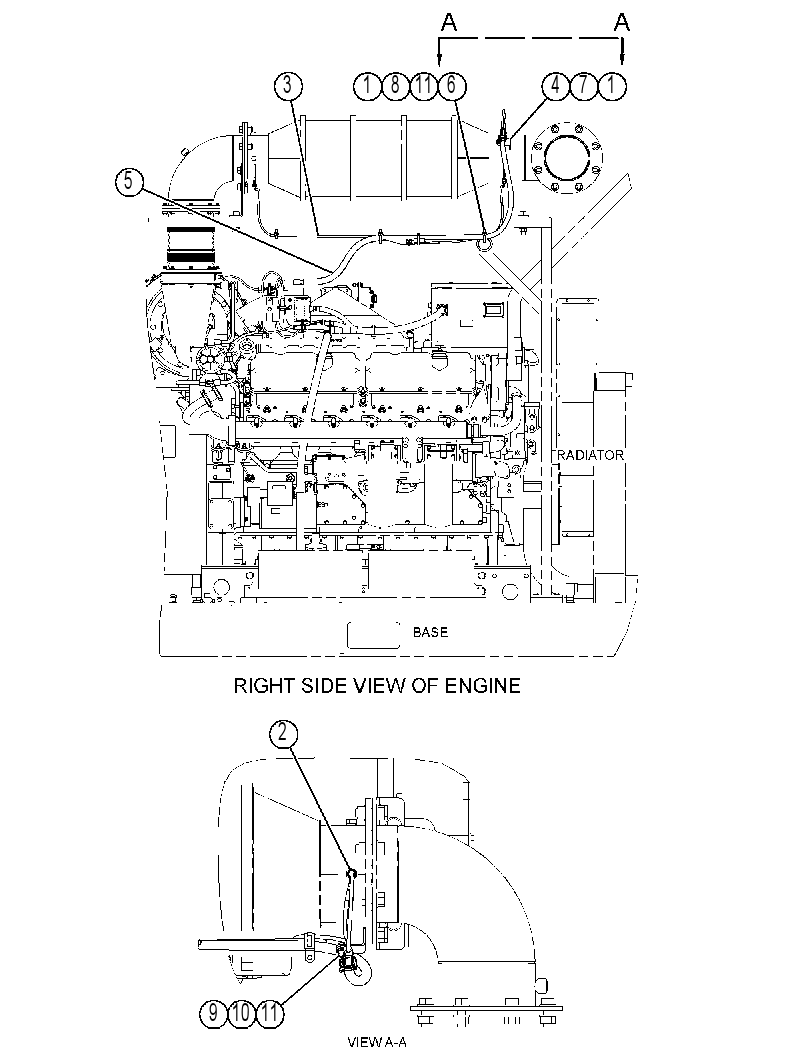 Проводка датчиков 4674696 CAT