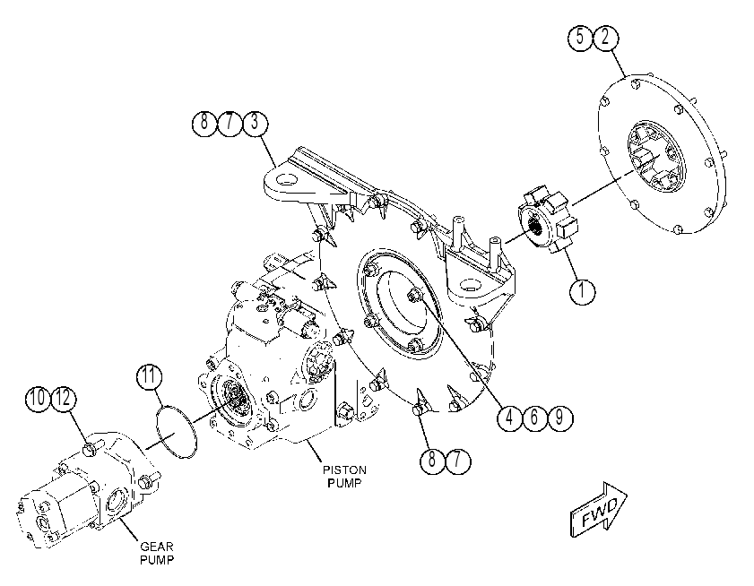 DRIVE GP-HYDROSTATIC 3999098 CAT