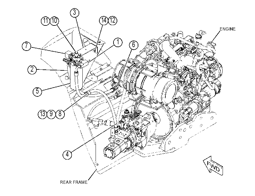 LINES GP-HYDRAULIC FILTER 4379032 CAT