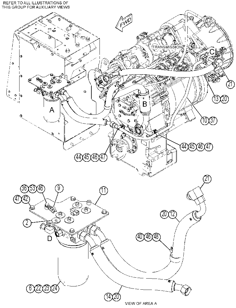 FILTER & LINES GP-TORQUE CONV 4334648 CAT