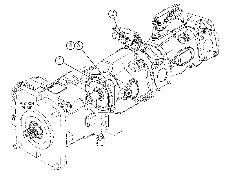 PUMP & MTG GP-IMPL & STEERING 4302923 CAT