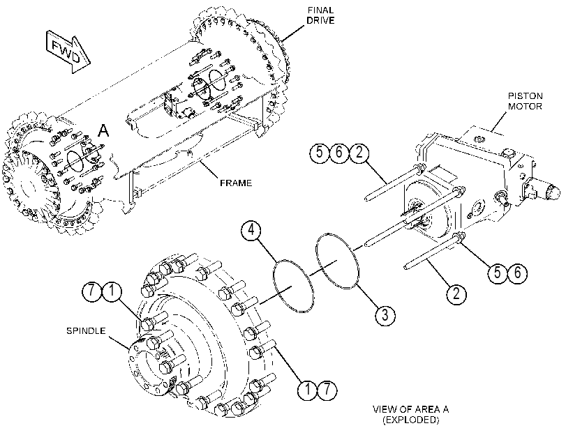 MOUNTING GP-FINAL DRIVE 3974340 CAT