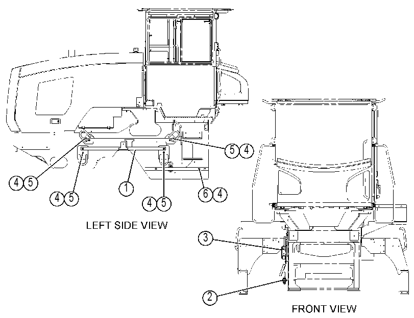 BRACE GP-CAB LIFT 4543135 CAT