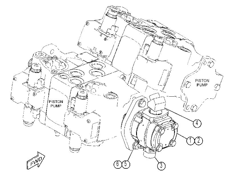 PUMP & MTG GP-HYDRAULIC FAN 4333509 CAT