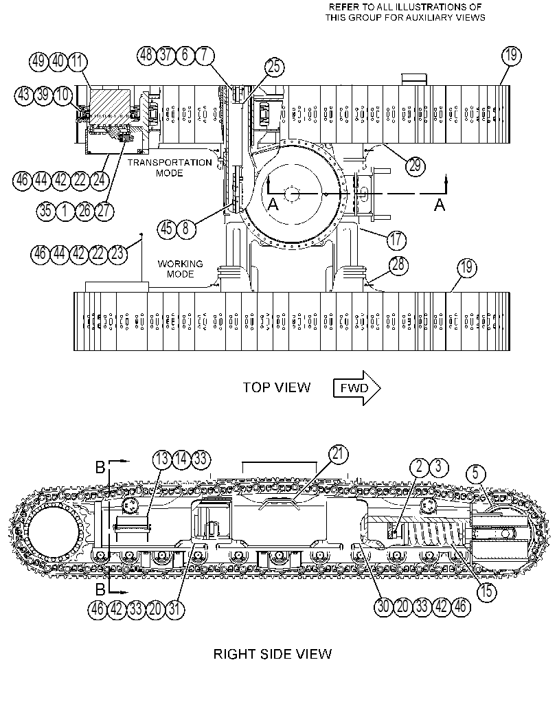 Рама ходовой части 4648851 CAT