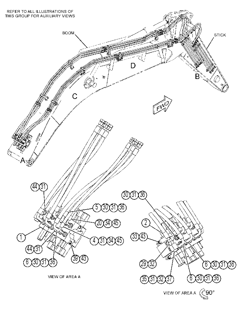 LINES GP-FELLER BUNCHER 3076699 CAT