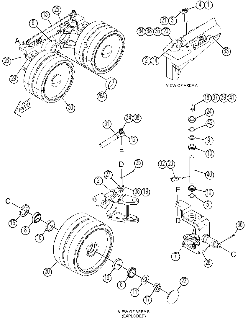 BOGIE GP 3964174 CAT