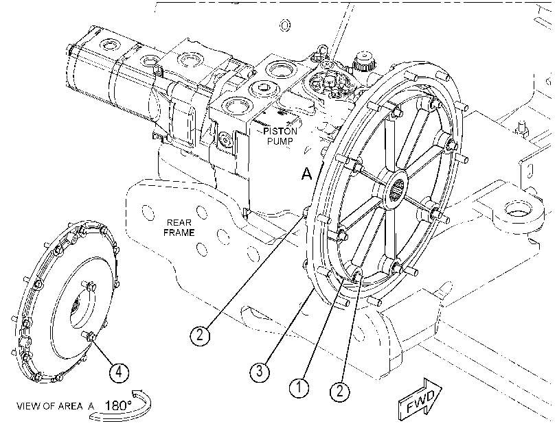 MOUNTING GP-HYDROSTATIC PUMP 4379042 CAT