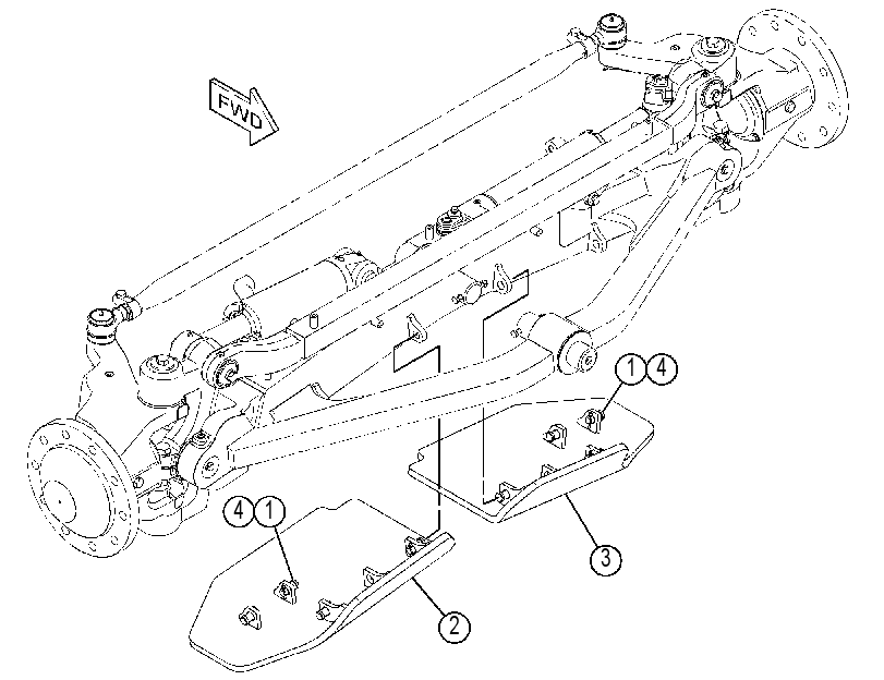 GUARD GP-AXLE 4218698 CAT