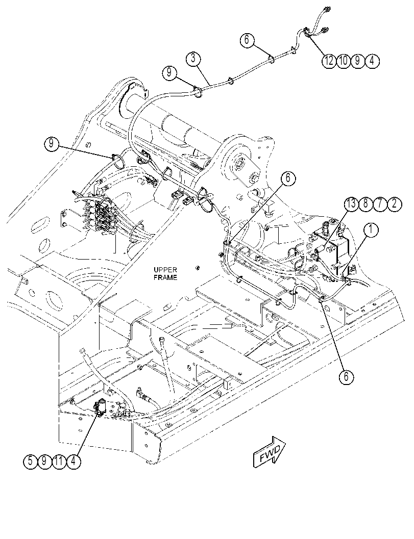 WIRING GP-COMBINED FLOW 4418603 CAT