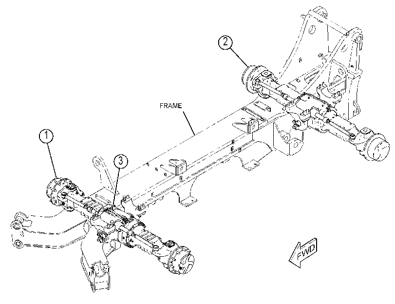 AXLE AR 4652823 CAT