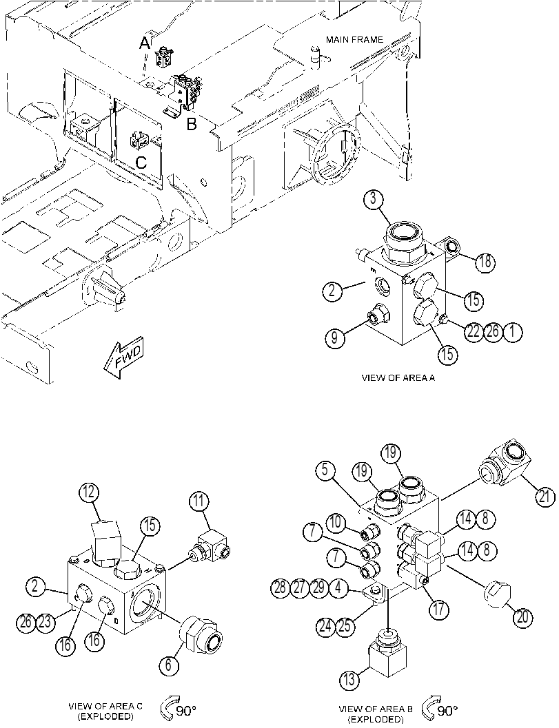 VALVE & MTG GP-AUXILIARY 4333522 CAT