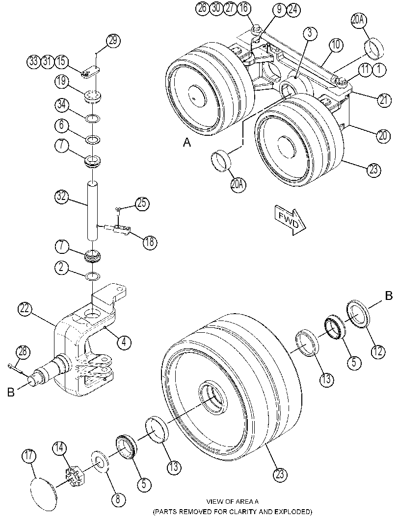 BOGIE GP 3964175 CAT