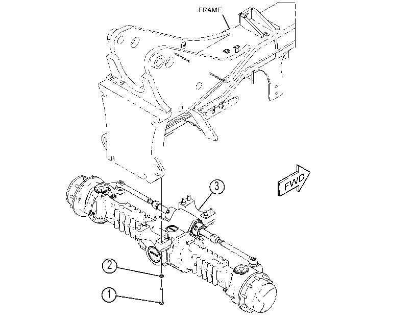 AXLE & MOUNTING GP 4649542 CAT