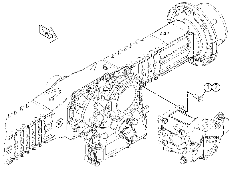 MOUNTING GP-MOTOR 3101850 CAT