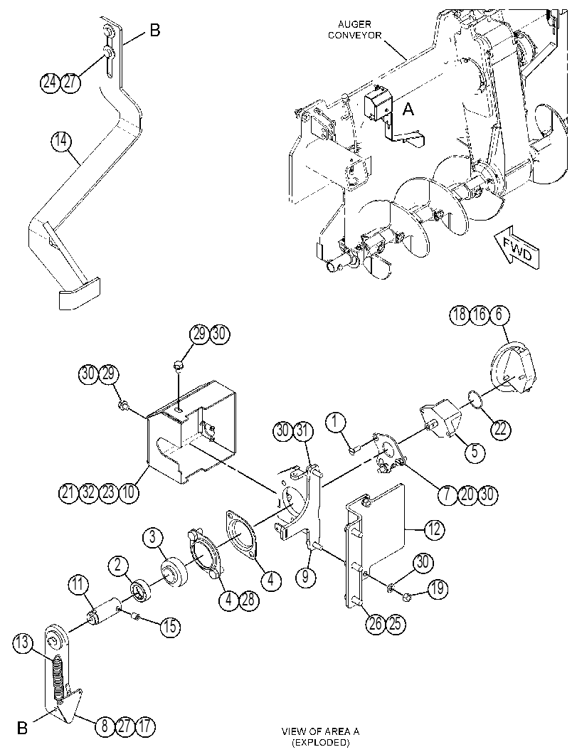 SENSOR GP-AUGER 4435098 CAT