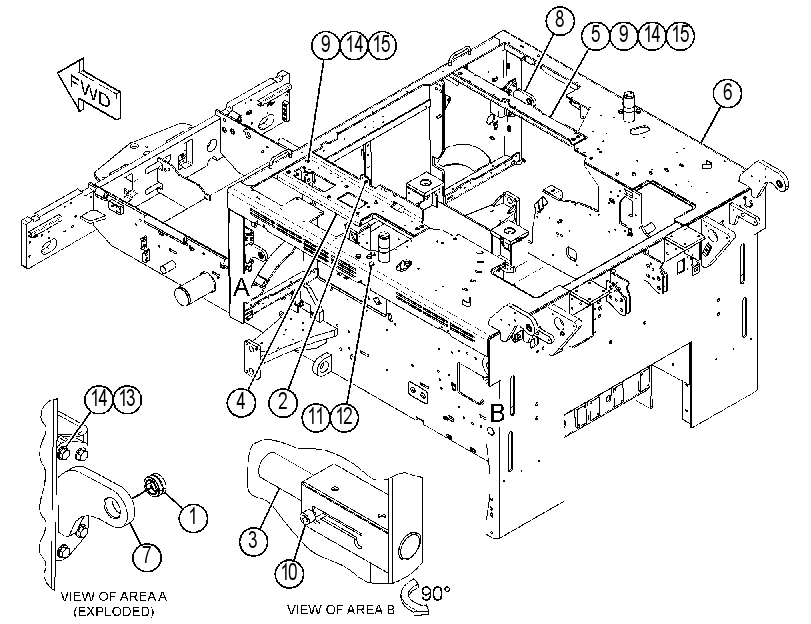 FRAME GP-MAIN 4249184 CAT