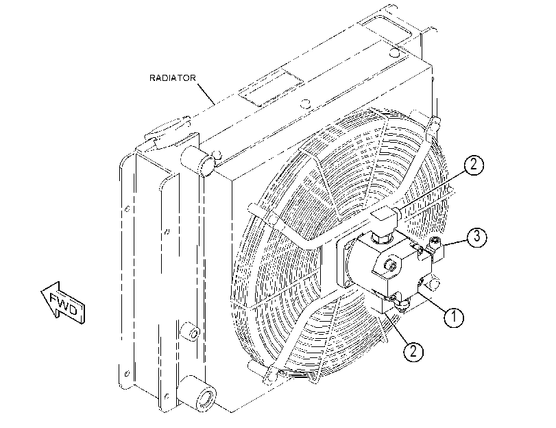 MOTOR & MOUNTING GP 4440102 CAT