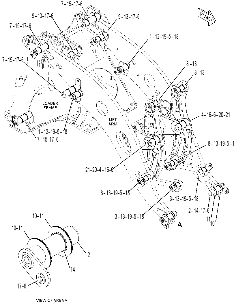 PIN & SEAL GP-LINKAGE 3674345 CAT