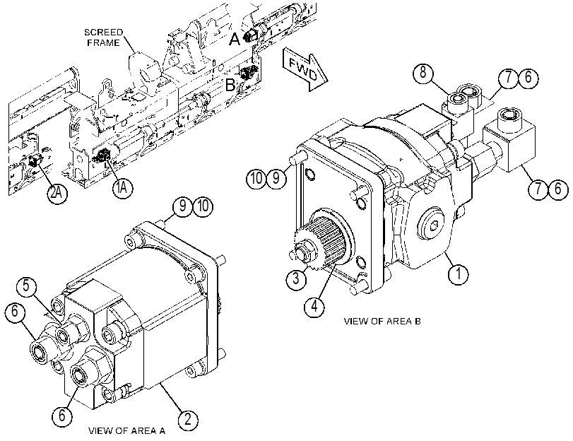 MOTOR & MTG GP-TAMPER 4378057 CAT