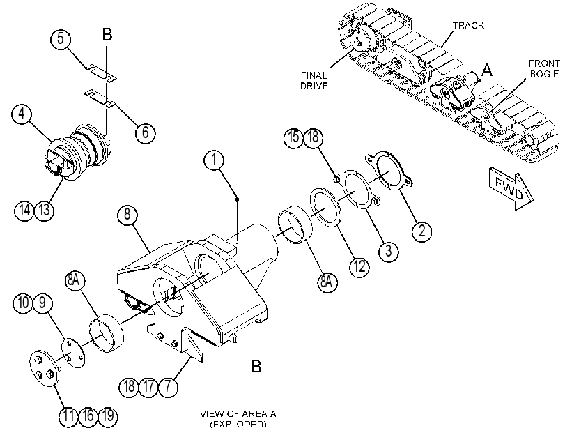 BOGIE GP-CENTER 4352603 CAT