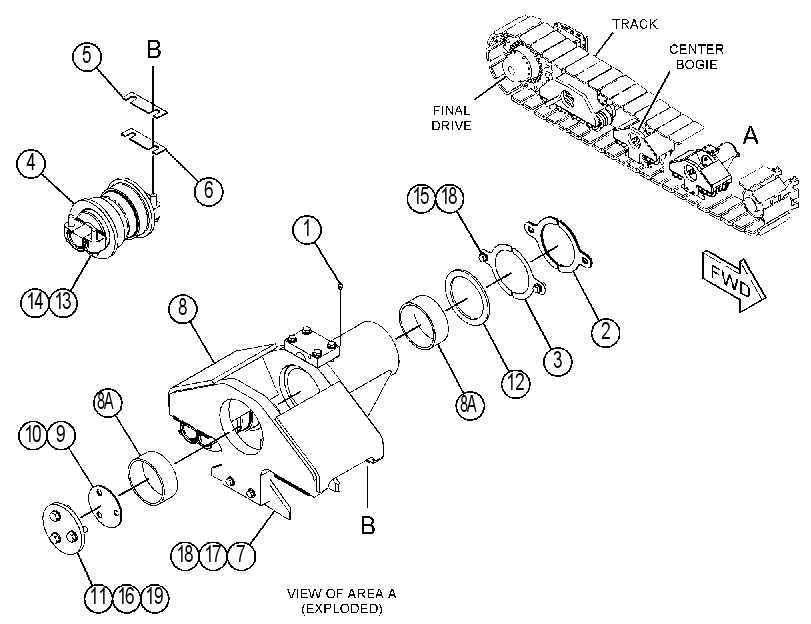 BOGIE GP-FRONT 4352604 CAT