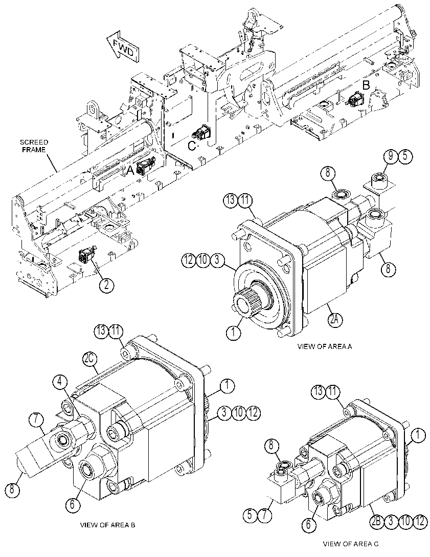 MOTOR & MTG GP-VIBRATORY 4486980 CAT