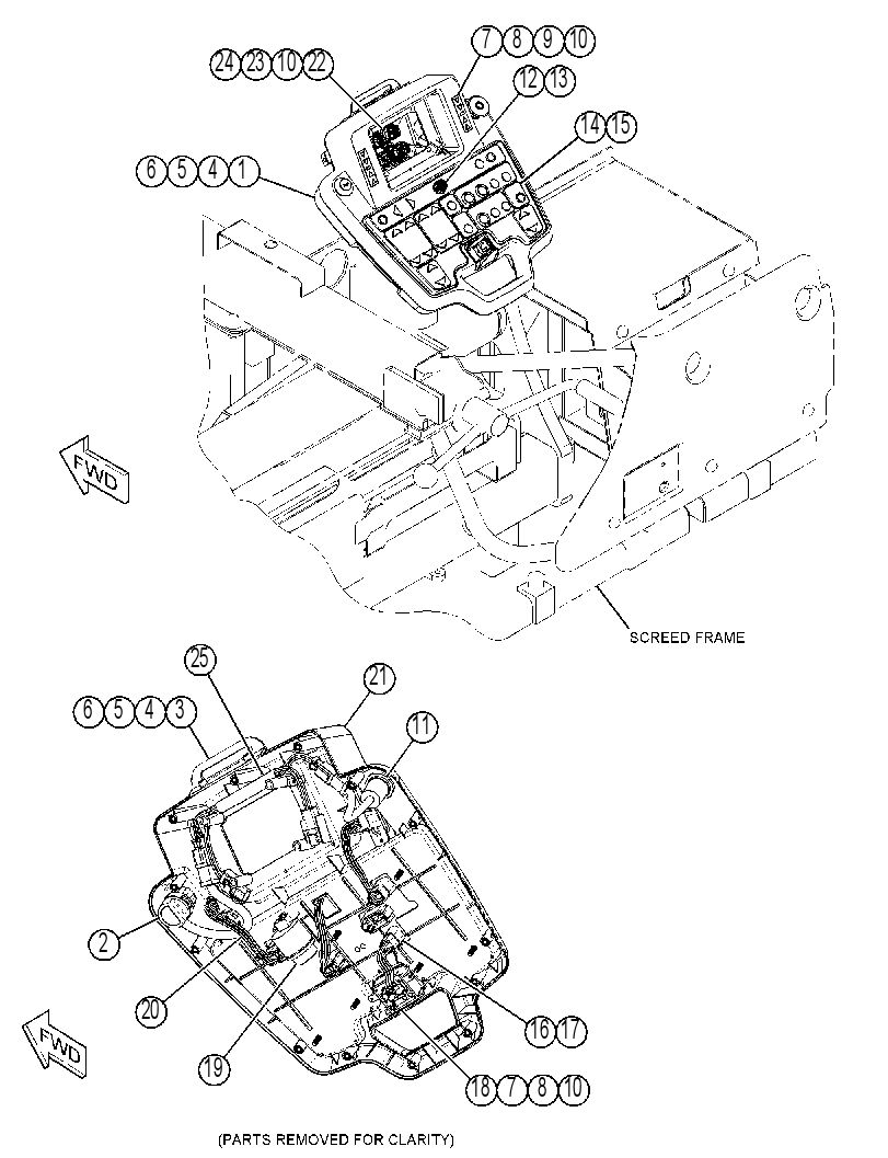 CONTROL GP-SCREED 4633977 CAT