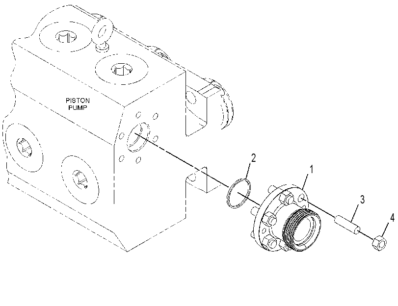 FLANGE & MOUNTING GP 4442607 CAT