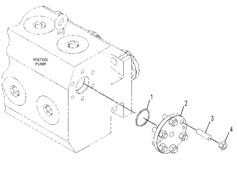 FLANGE & MOUNTING GP 4442606 CAT