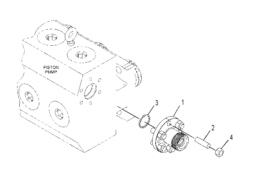 FLANGE & MOUNTING GP 4350170 CAT