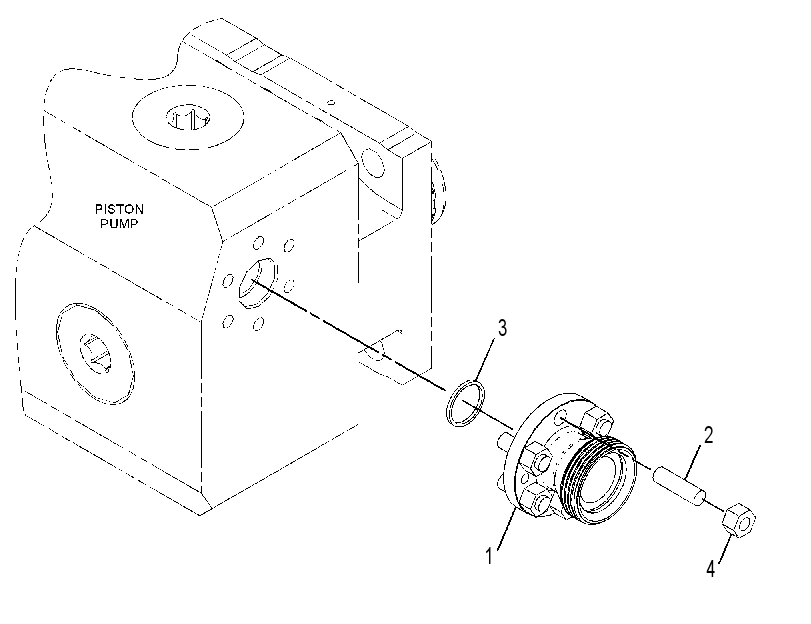 FLANGE & MOUNTING GP 4350167 CAT