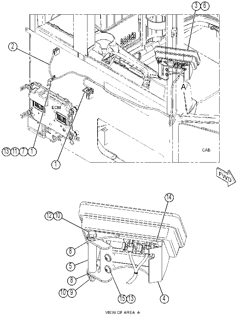 MONITOR & MOUNTING GP 3775567 CAT