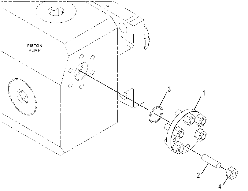 FLANGE & MOUNTING GP 4350166 CAT