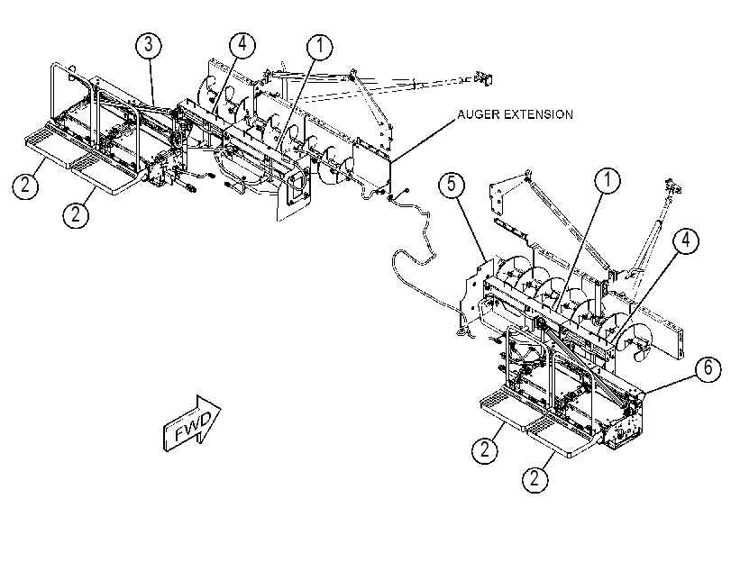 EXTENSION AR-SCREED 3907778 CAT