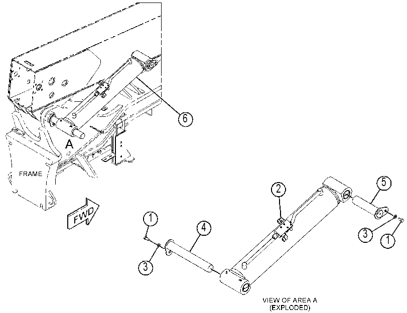 CYLINDER & MTG GP-BOOM 4644055 CAT