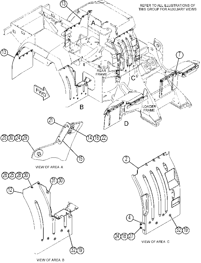 KIT-FENDER 4520860 CAT